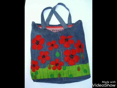 Bags made from old jeans