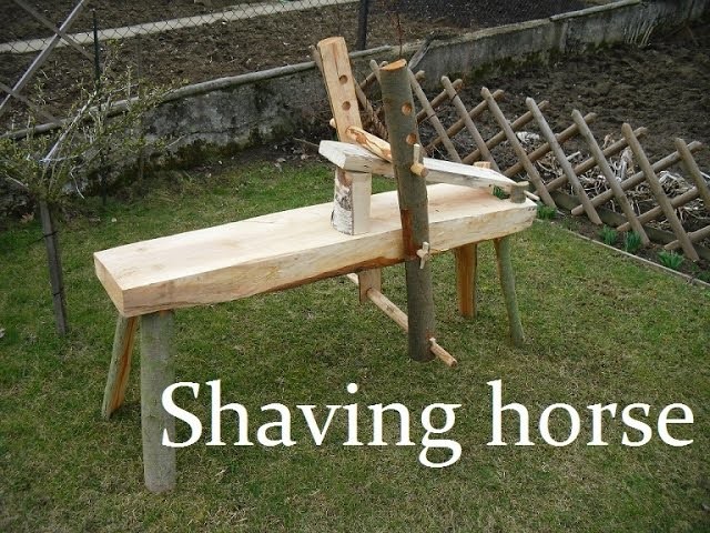 Building a traditional shaving horse - with dimensions