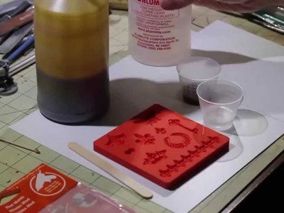 Casting Mod Podge Mod Molds in Resin for Sisters of Battle Icons