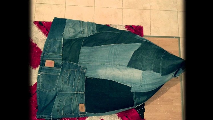 Chill Bean - a bean bag made of jeans
