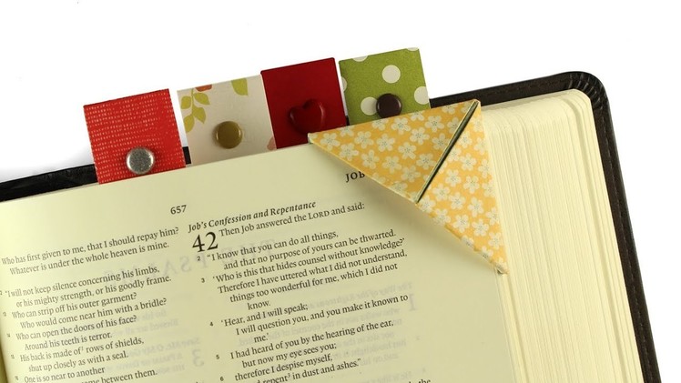 Christmas Bible Craft 4: Two Styles of Bible Bookmarks