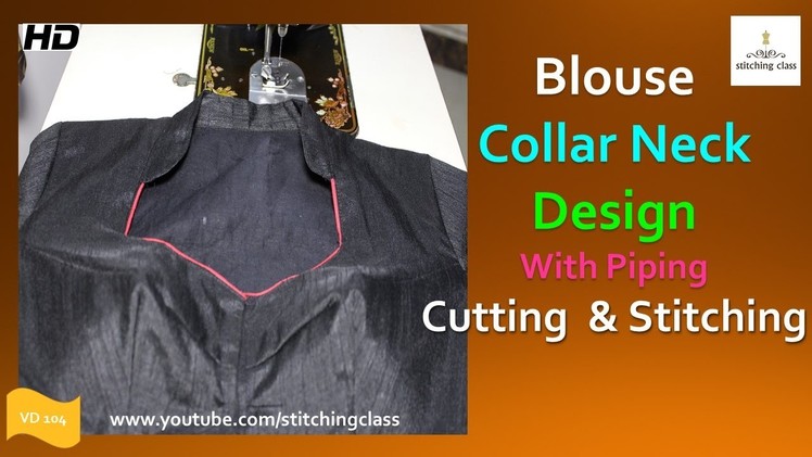 Collar Blouse Neck Cutting and Stitching