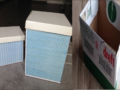 Diy cardboard storage boxes | Best out of waste | Cardboard crafts | Diy Organizers