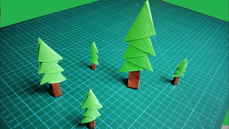 DIY Christmas Tree | How To Make 3D Origami Christmas Tree | Paper Tree | Christmas Decorations