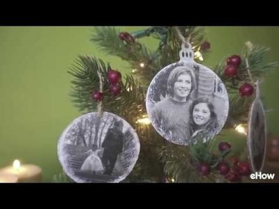 DIY Wood Transfer Christmas Ornaments