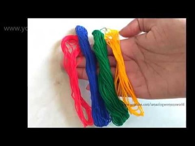 Doli thread making in home | DIY | ఎంబ్రాయిడరీ దారం తయారు చేయడం ఎలా ?