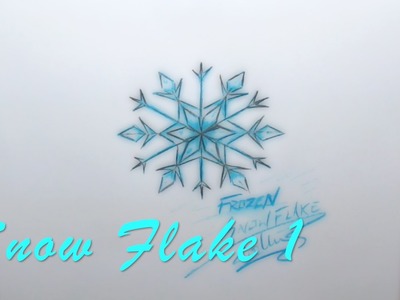 Easy to Draw Best Popular Snow Flake One Disney Frozen - Lana3LW