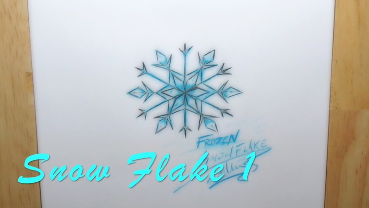 Easy to Draw Best Popular Snow Flake One Disney Frozen - Lana3LW