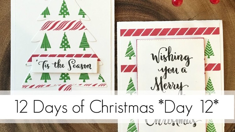 Easy to Replicate Xmas Cards & Fixing Mistakes