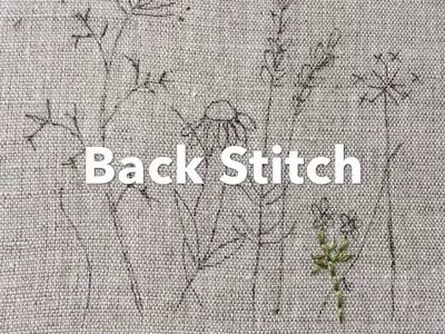 Embroidery Tutorial - Back Stitch | Chrissie Crafts