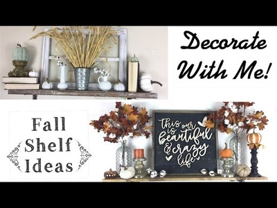 Fall Decor Ideas | Decorate With Me Fall Shelves