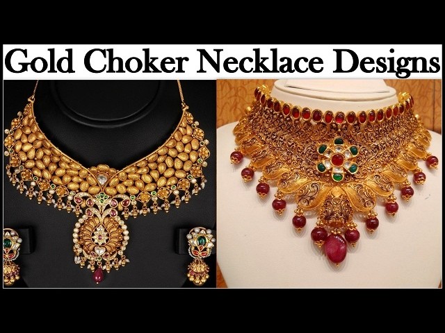 Gold Choker Necklace Designs