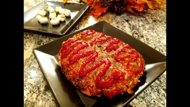 ???? Halloween Recipes | Zombie Brain Meatloaf Homemade Recipe | Party ideas for Halloween  ????