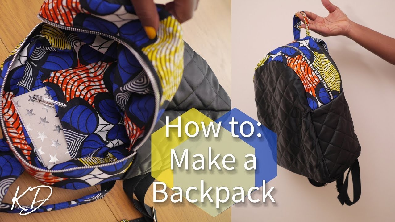 HOW TO: MAKE A BACKPACK #BACKTOSCHOOL  | KIM DAVE