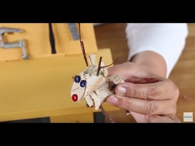 How to Make a Birch Wood Reindeer