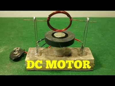 HOW TO MAKE A DC MOTOR AT HOME