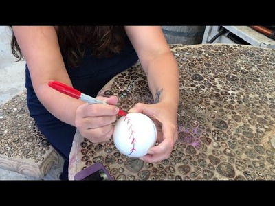 How to Make a Gender Reveal Baseball