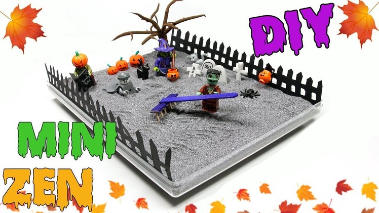 How To Make A Miniature LEGO Zen Garden | Spooky Halloween Zen Garden