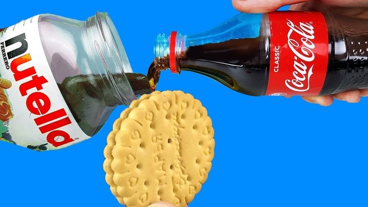 HOW TO MAKE a STUFFING for COOKIES of COCA COLA AND NUTELLA