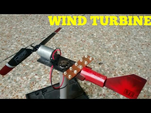HOW TO MAKE A WIND TURBINE, PRODUCE ELECTRICITY FROM WIND