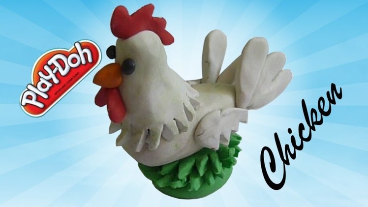 How to make Chicken for kids using modelling clay Play doh