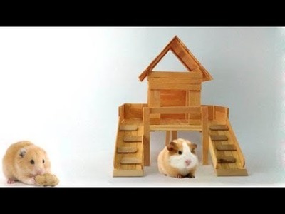 How to Make Hamster House from Popsicle Sticks