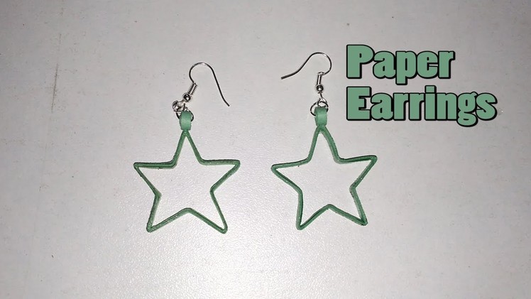 How to make Quilling Earrings || Easy Quilling earrings || Quilling Earrings Star Design