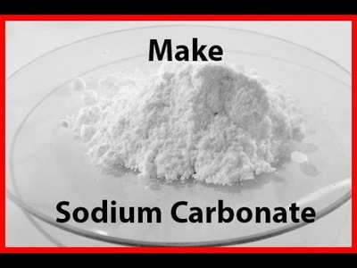 How to make Sodium Carbonate (Quick and Easy)