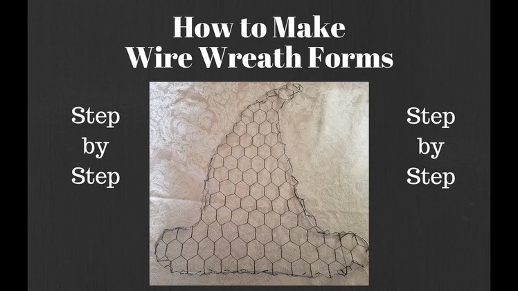 How to Make Wire Wreath Forms, wire wreath forms for mesh wreaths