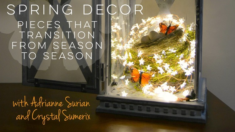 How to Use Winter Pieces In Your Spring Decor