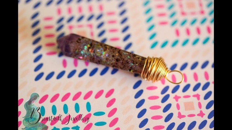 How to wire wrap a crystal pendant