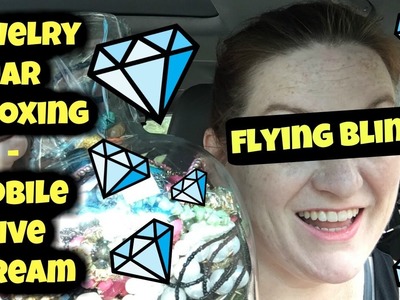 Jewelry Jar Sneak Peek - Flying Blind Mobile Live Stream - Jewelry Unboxing - Will I Find Gold?