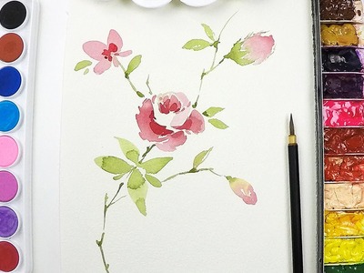 [LVL3] Flower painting tutorial - Step by step
