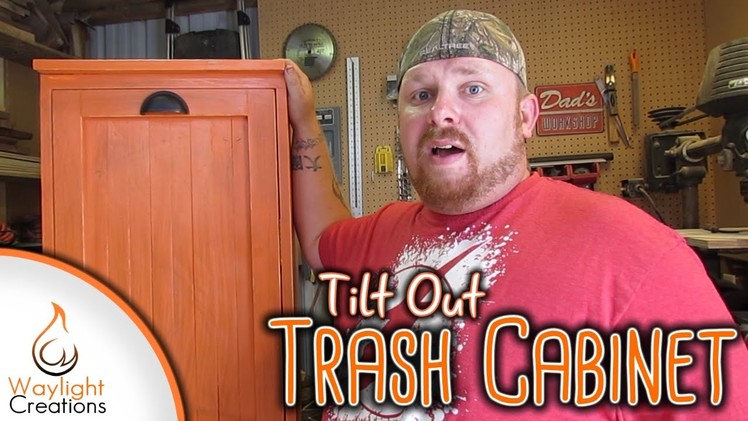 Make A Tilt Out Trash Cabinet