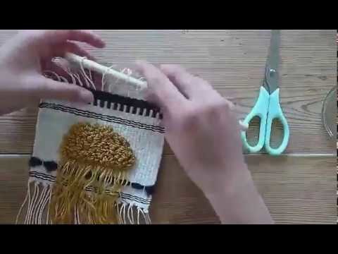 Making a Woven Wall Hanging - Step 10: Final step - Weaving for Beginners