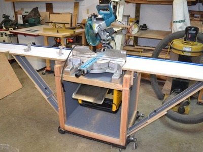 Miter Saw Stand.Planer Station With Rotating Top
