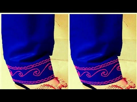 New salwar mohri (pohcha) design stitching video in Hindi