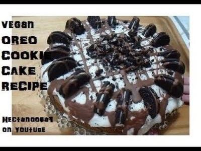 Oreo Cookie Cake recipe, vegan