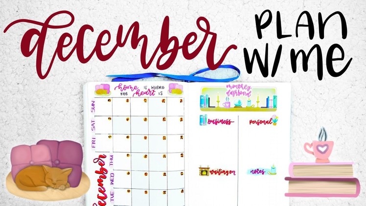 Plan With Me || December bullet journal setup