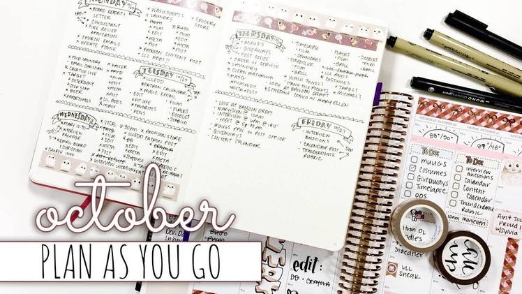 Plan With Me | EC Hourly & BuJo | Plan As You Go