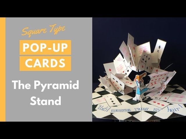 Pop-up Cards Tutorial - The Pyramid Stand
