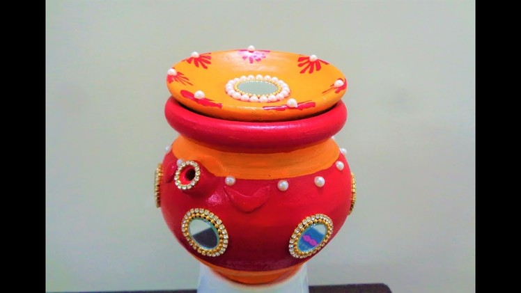 Pot Decoration | Pot Painting | Karva Decoration | Make your Karva Chauth Memorable