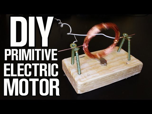 Primitive Electric Motor (how to make at home)