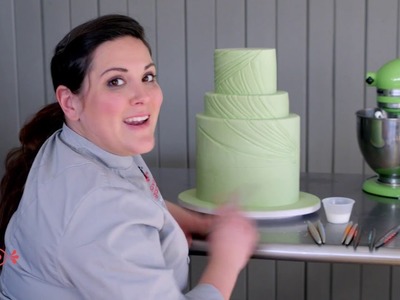 Ruching Tutorial (Making your Cake Look Like Gathered Fabric)