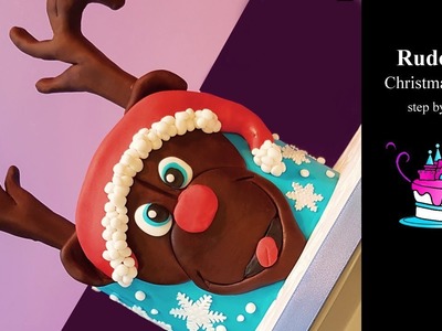 Rudolph Christmas Cake Tutorial