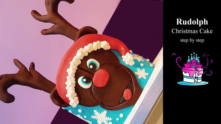 Rudolph Christmas Cake Tutorial