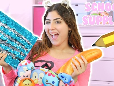 SCHOOL HAUL SUPPLIES | WHAT'S IN MY BACKPACK | shiny, sparkly school supplies