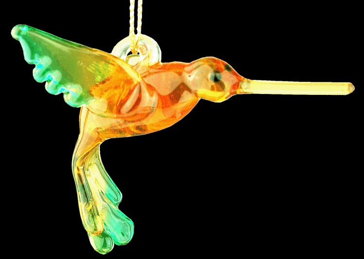 Sculpting a Soft Glass Hummingbird