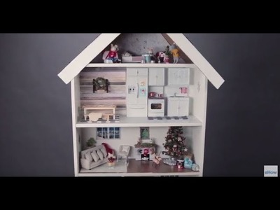 Turn a Bookshelf into a Dollhouse