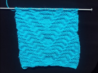 V Shape Knitting Pattern for Sweater